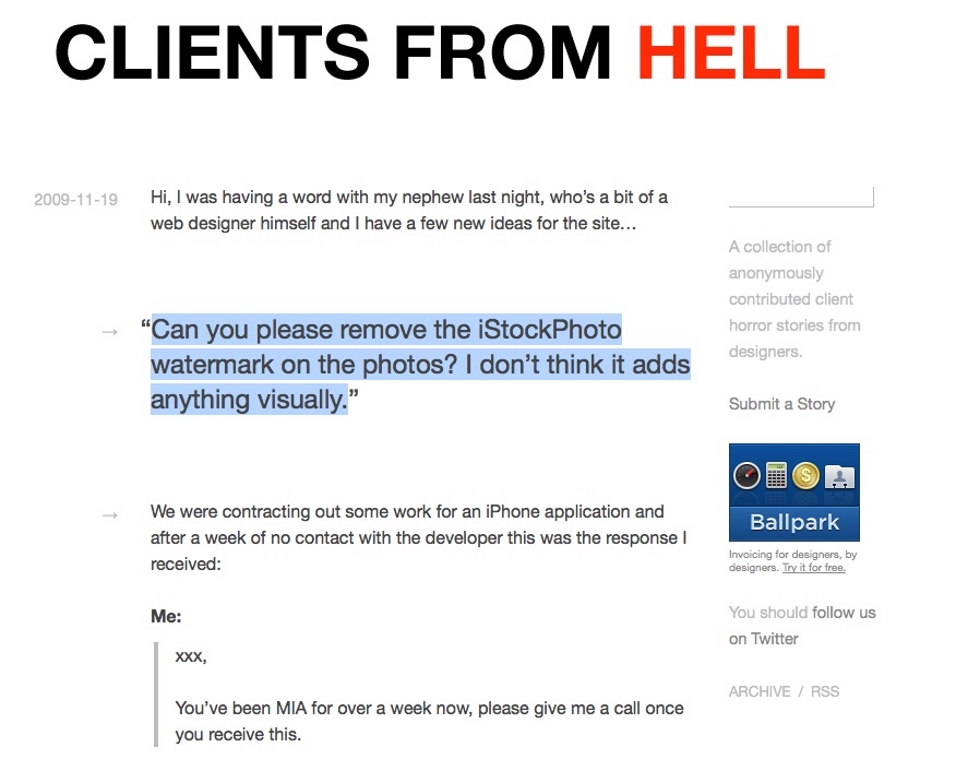 Clients From Hell Book