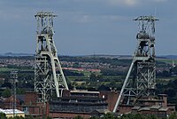 Clipstone Colliery Headstocks Demolition