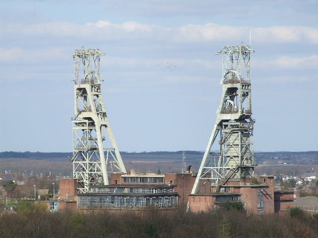 Clipstone Colliery Headstocks Demolition