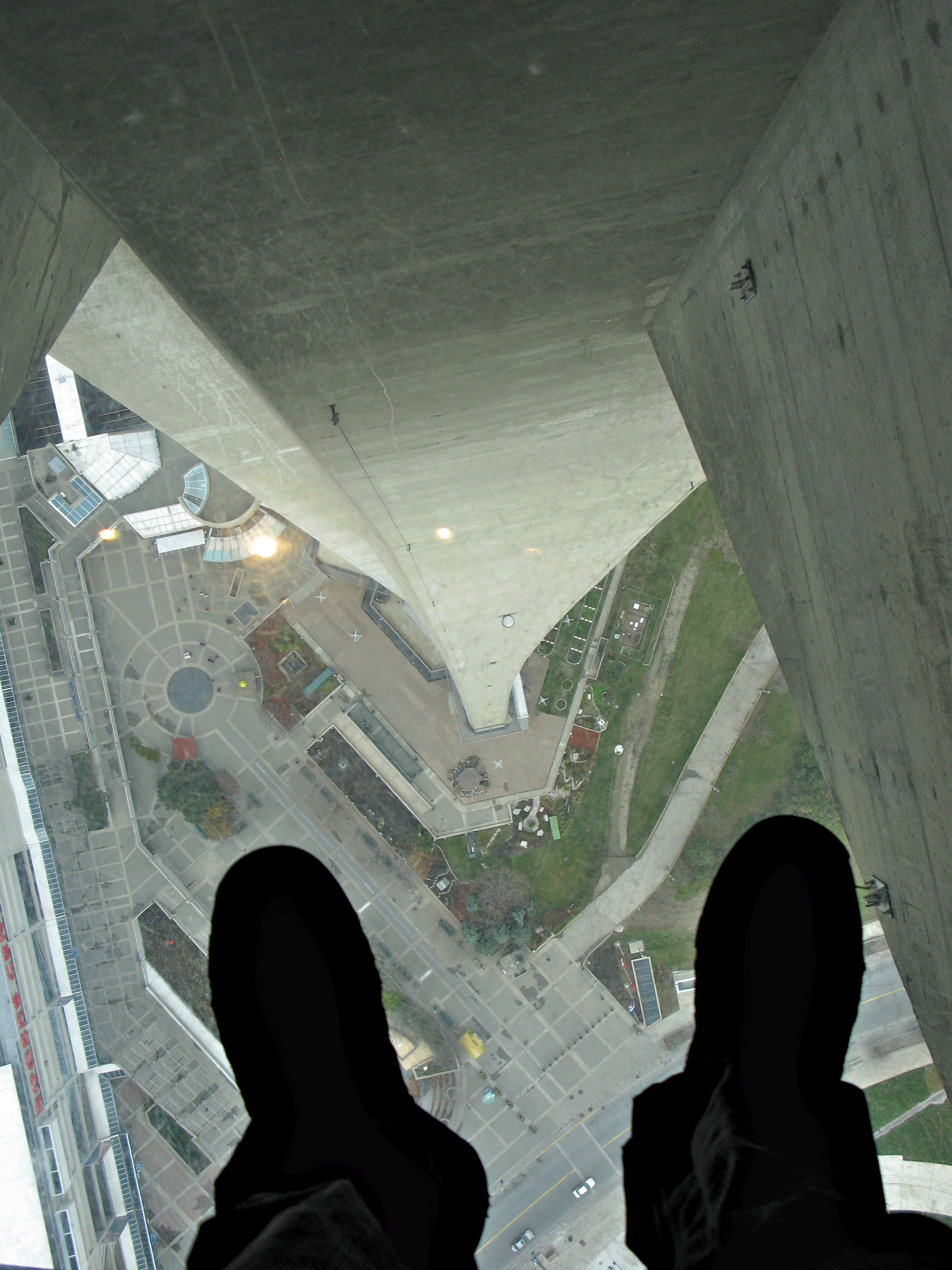 Cn Tower Toronto Canada Glass Floor