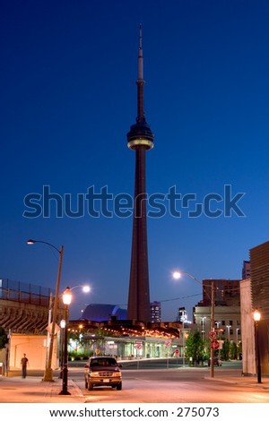 Cn Tower Toronto Cartoon