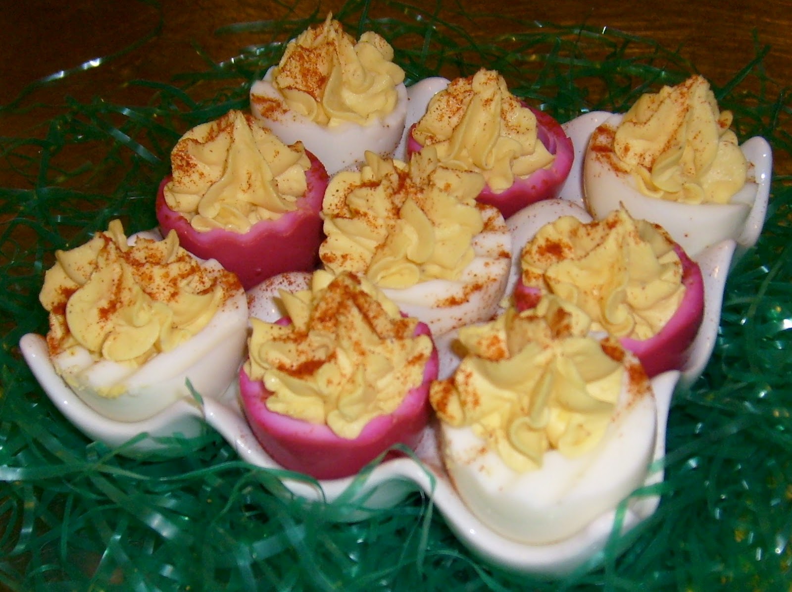 Colored Deviled Eggs Recipe