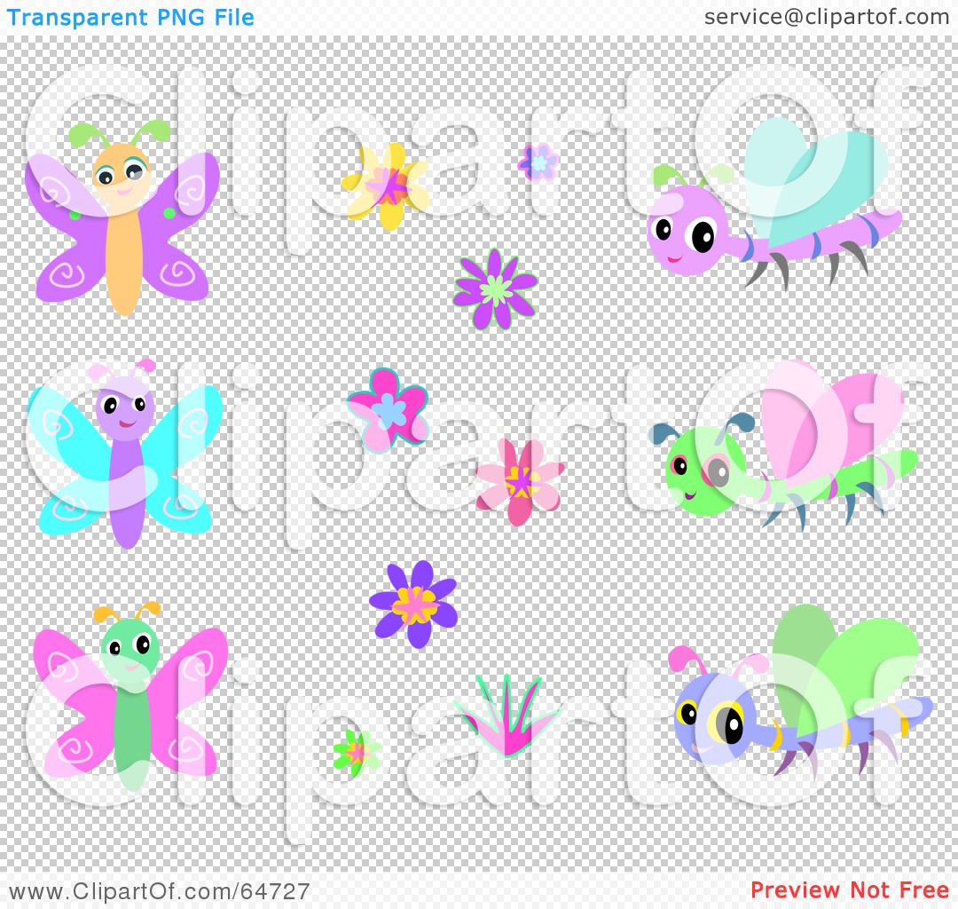 Colorful Dragonfly Clipart