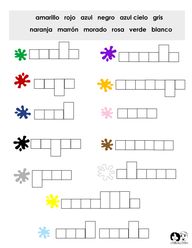 Colors In Spanish Worksheet