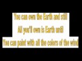 Colors Of The Wind Lyrics Az