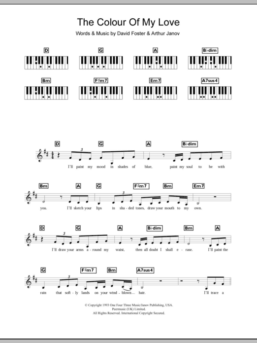 Colors Of The Wind Piano Sheet Music Free With Lyrics