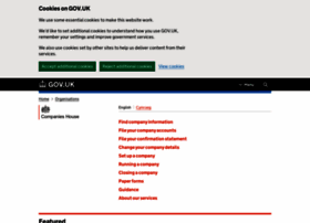 Companies House Webcheck Account