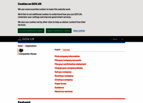 Companies House Webcheck Login