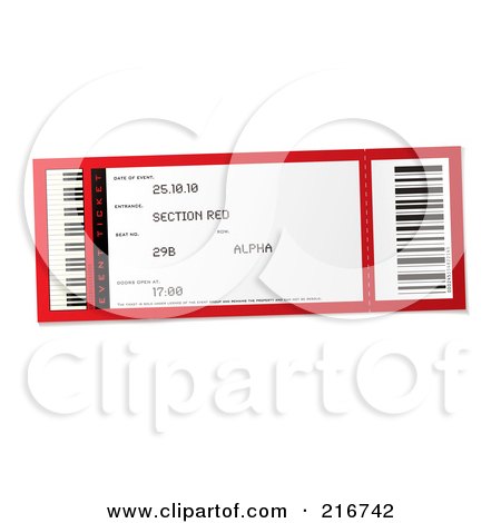 Concert Tickets Clipart