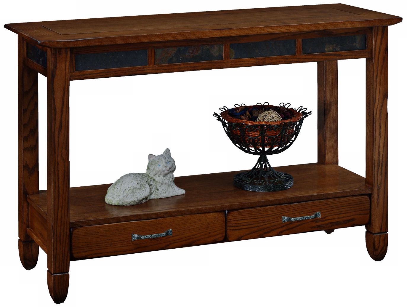 Console Table With Storage Drawers