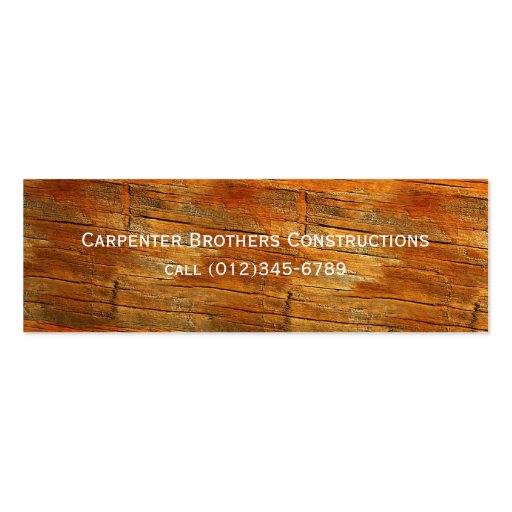 Construction Business Cards Templates Free