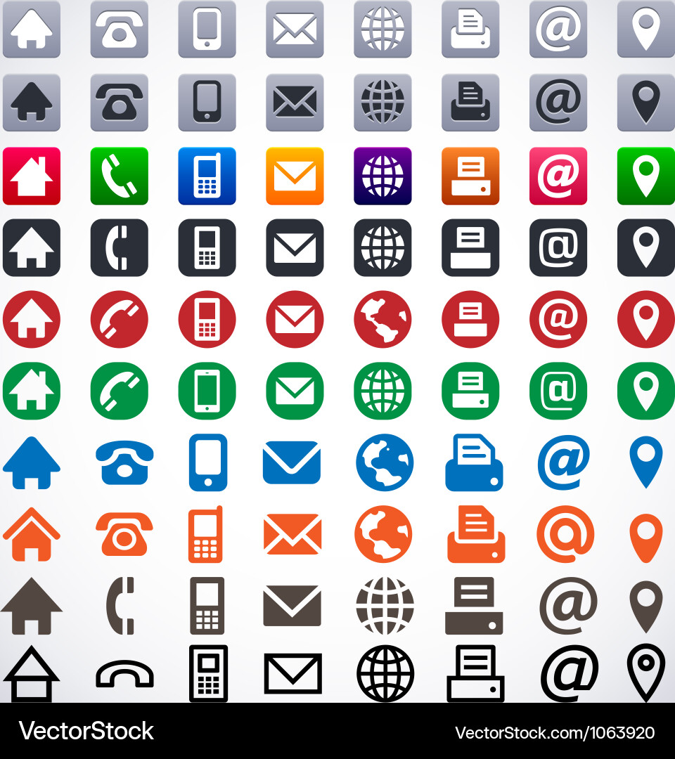 Contact Icons Free Download