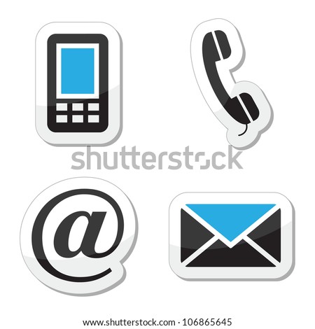 Contact Icons Vector