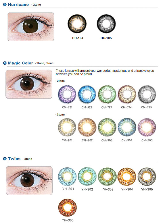 Contact Lenses Colors Pictures