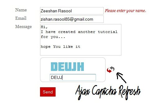 Contact Us Form In Php With Captcha