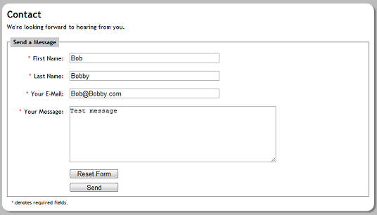 Contact Us Form In Php With Validation Download