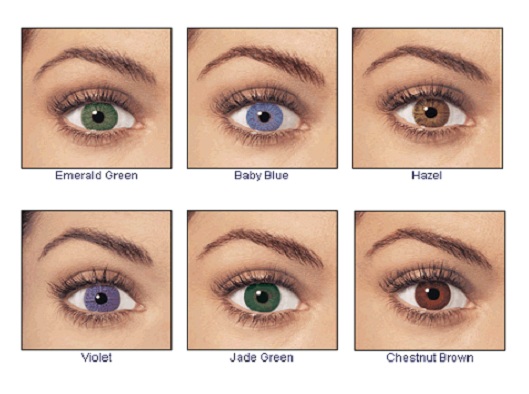 Contacts Colors Chart