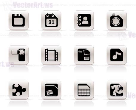 Contacts Icon Vector