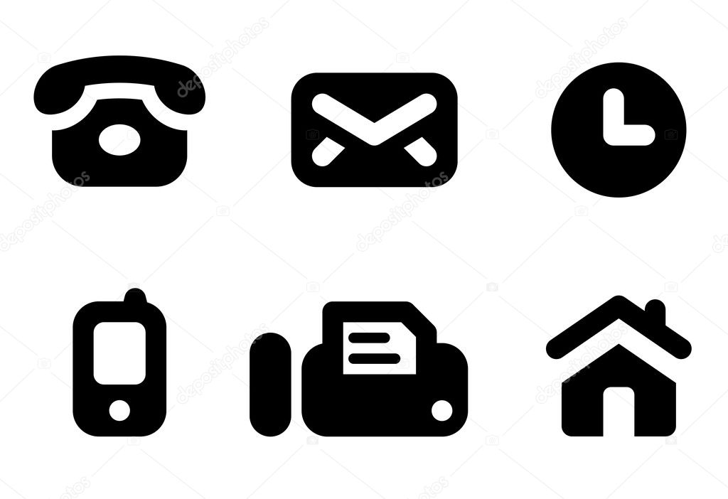 Contacts Icon Vector