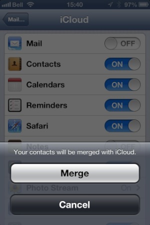 Contacts Using Icloud