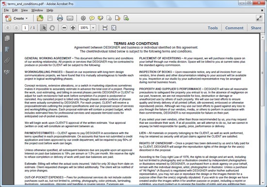 Contract Agreement Format