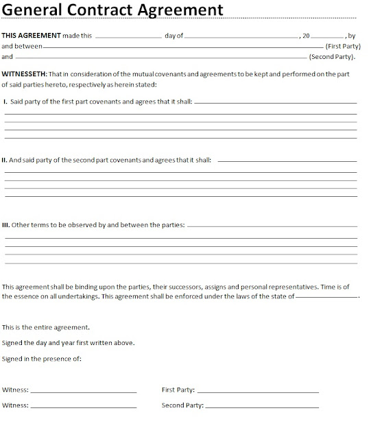 Contract Agreement Template