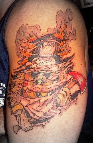 Cool Firefighter Tattoos