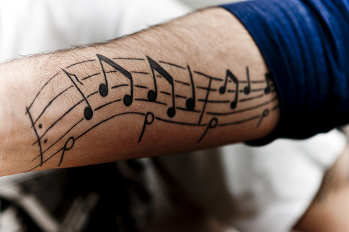 Cool Musical Tattoos