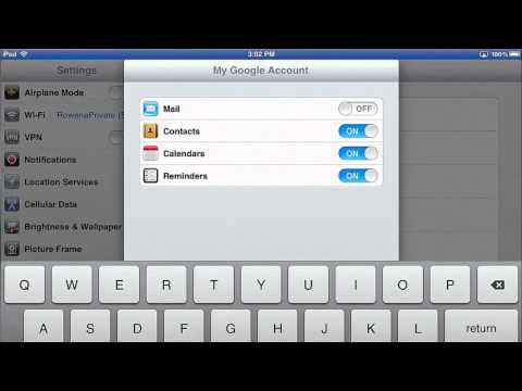 Create Gmail Account On Ipad