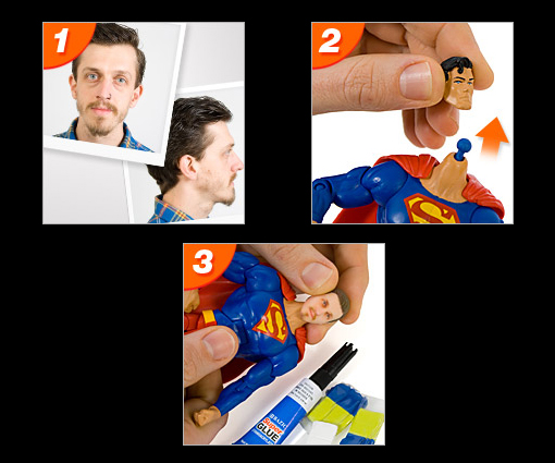 Create Your Own Superhero Action Figure Kit