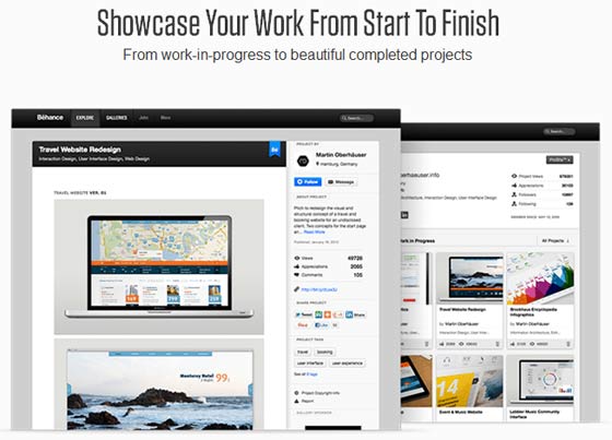 Creative Portfolio Display Behance