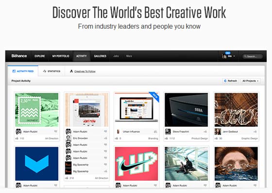 Creative Portfolio Display Behance