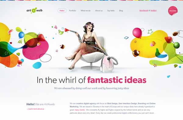 Creative Web Design Layout