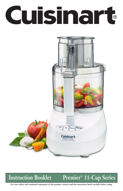 Cuisinart Food Processor Blender Manual