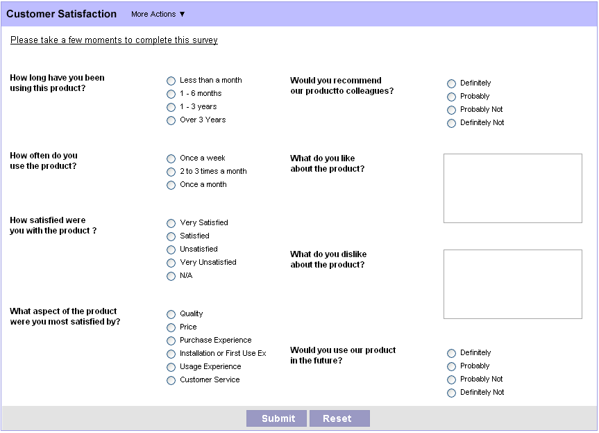 Customer Feedback Form Examples