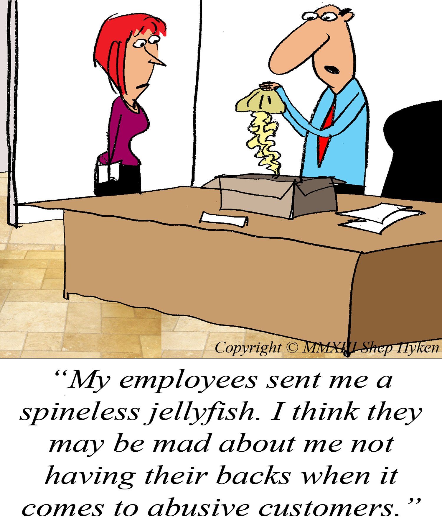 Customers Cartoon