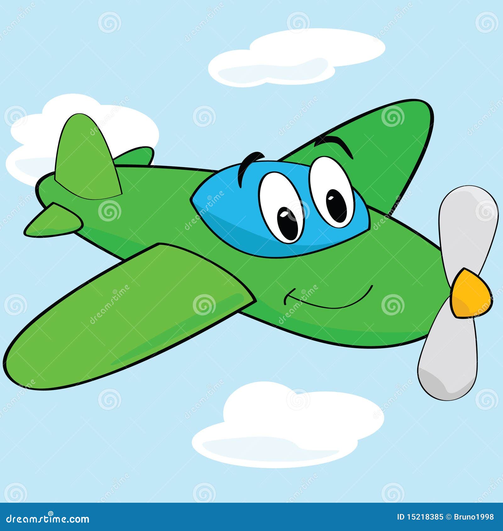 Cute Aeroplane Clipart