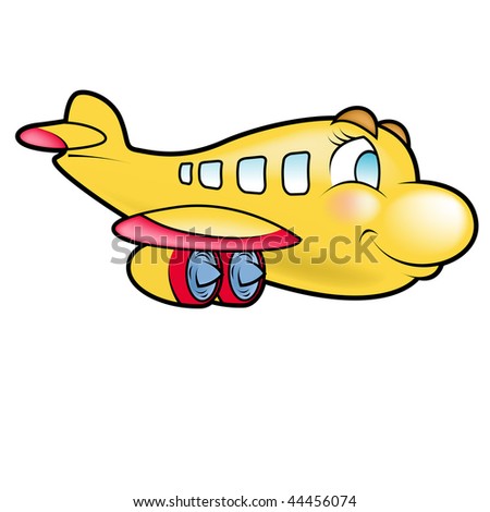 Cute Aeroplane Clipart