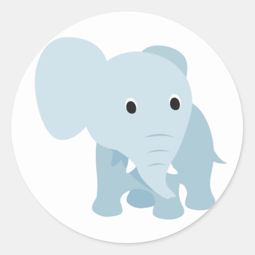 Cute Baby Elephant Cartoon