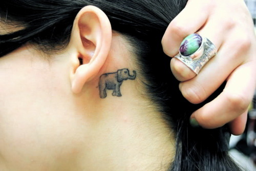 Cute Baby Elephant Tattoos