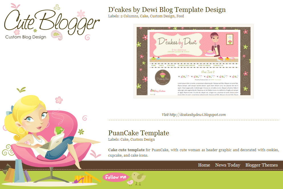 Cute Blogger Templates Free