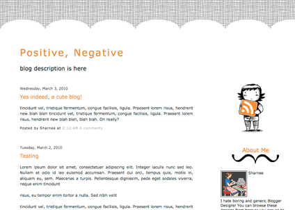 Cute Blogspot Themes