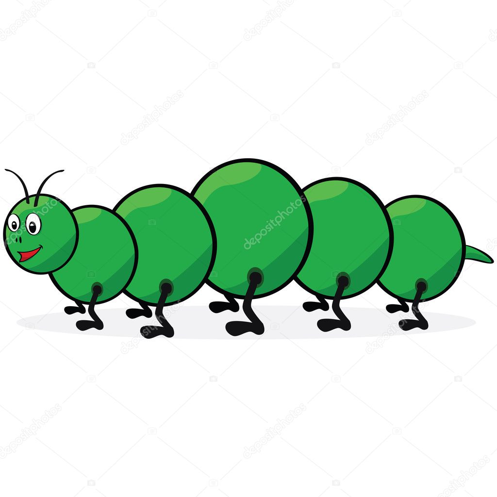 Cute Caterpillar Cartoon