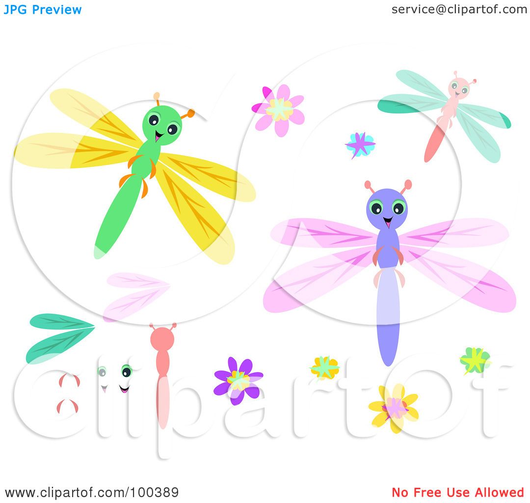 Cute Dragonfly Clipart