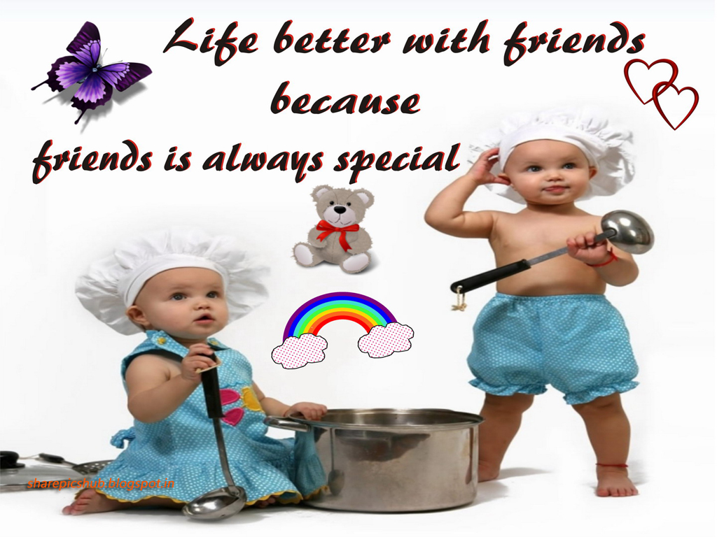 Cute Friendship Wallpapers With Quotes