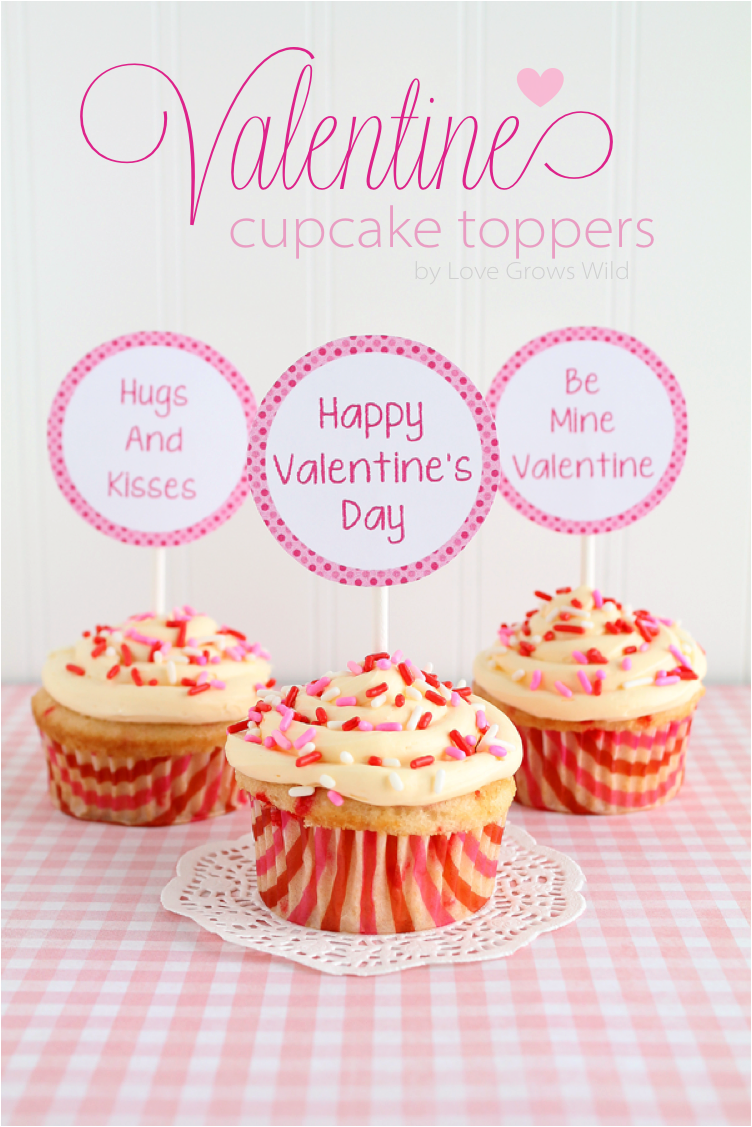 Cute Valentine Cupcakes