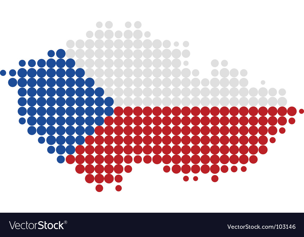 Czech Flag Vector