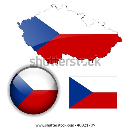 Czech Flag Vector