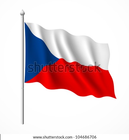 Czech Flag Vector