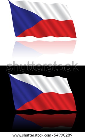 Czech Republic Flag Vector